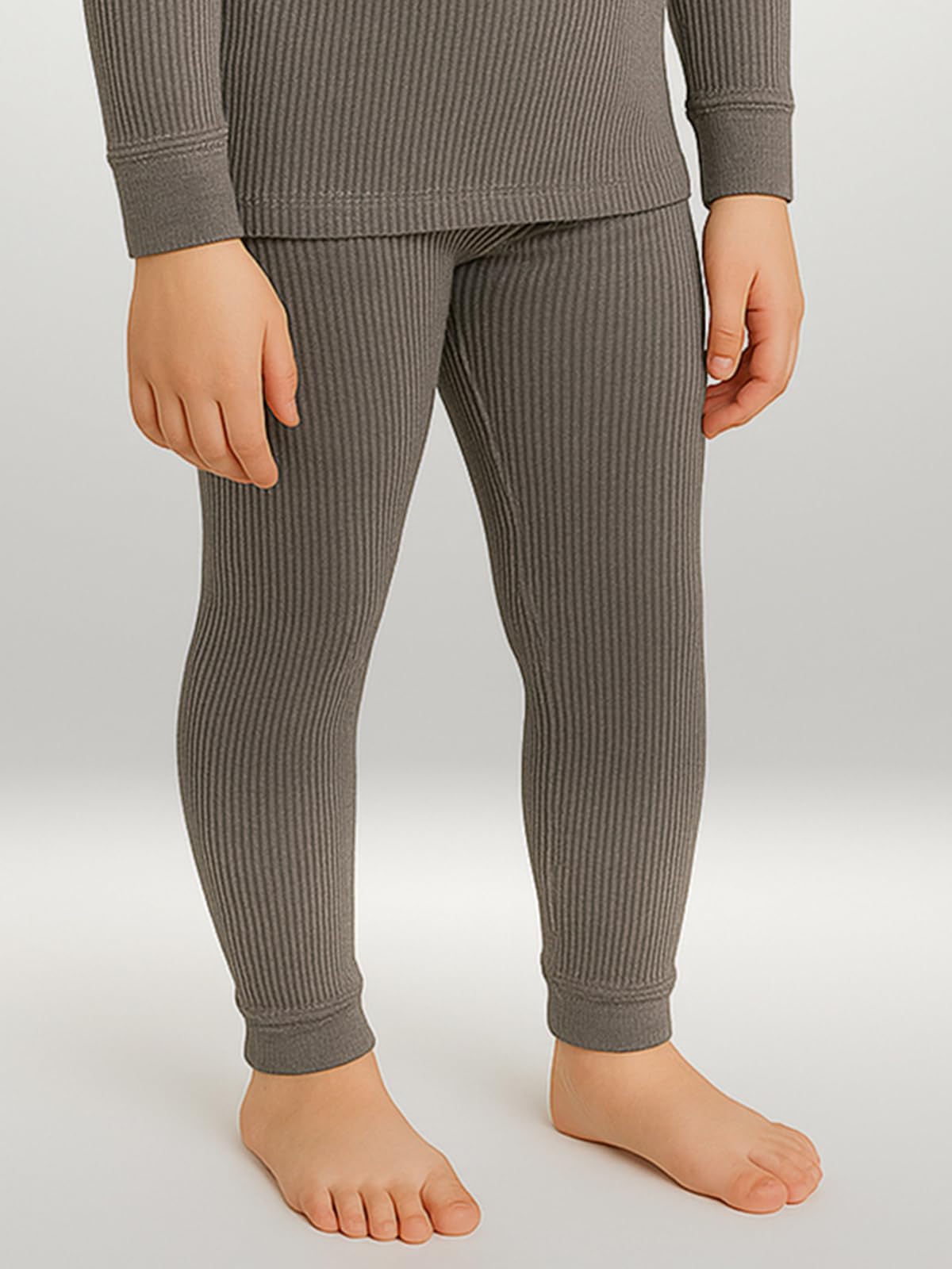 Lux Cozi HEATEK Girl's Thermal Trouser_HEATEK_333_Girls_TRO_CM_60_1PC Charcoal Melange 3