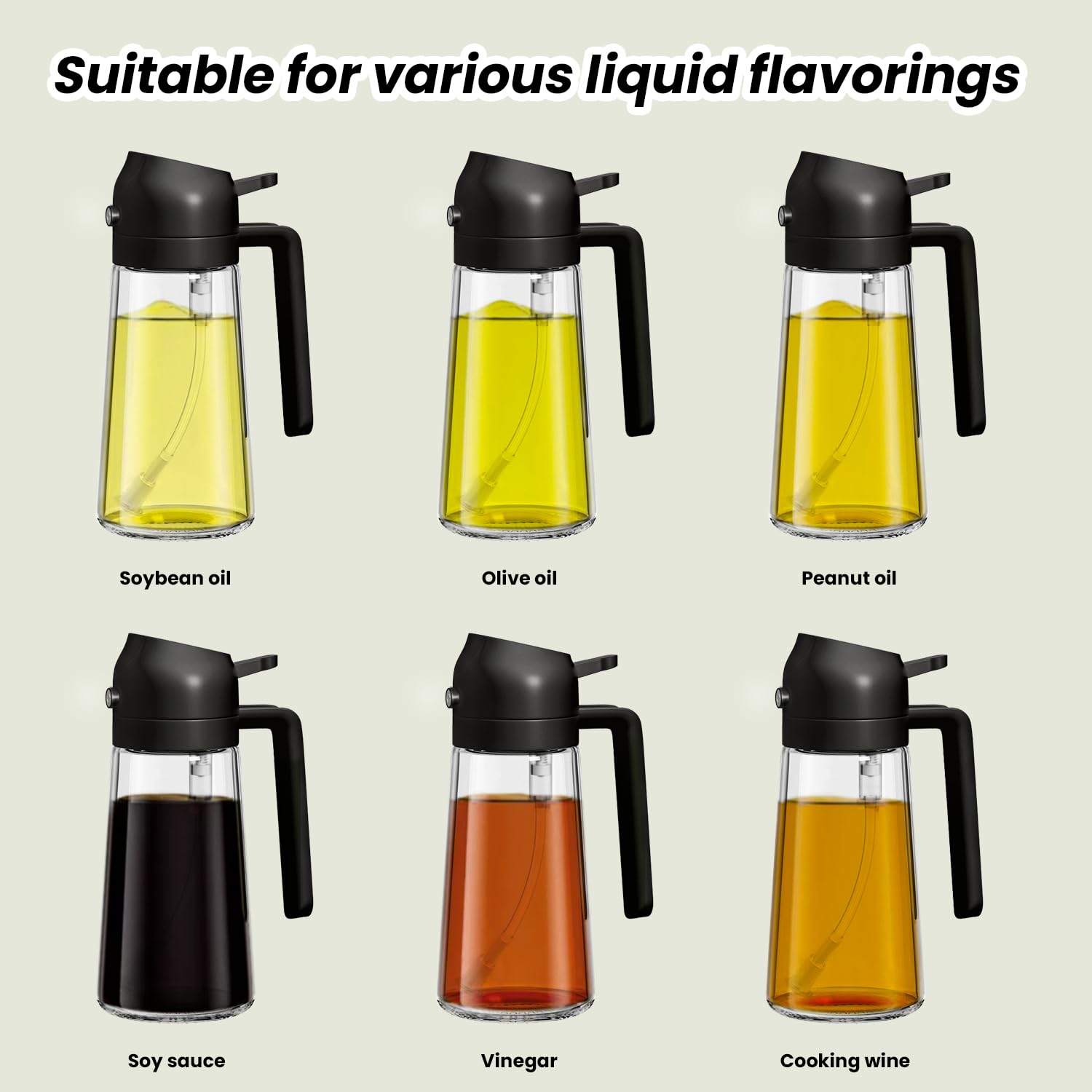 2 Pièces Pulvérisateur Huile Cuisine en Verre, 100ml Spray Huile de Cuisine avec Balance Vaporisateur pour Friteuse à Air, pour Salade, BBQ, Cuisson Dans La Cuisine (Vert 2
