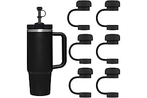 Ghislaine Black Straw Cover for Stanley Cup