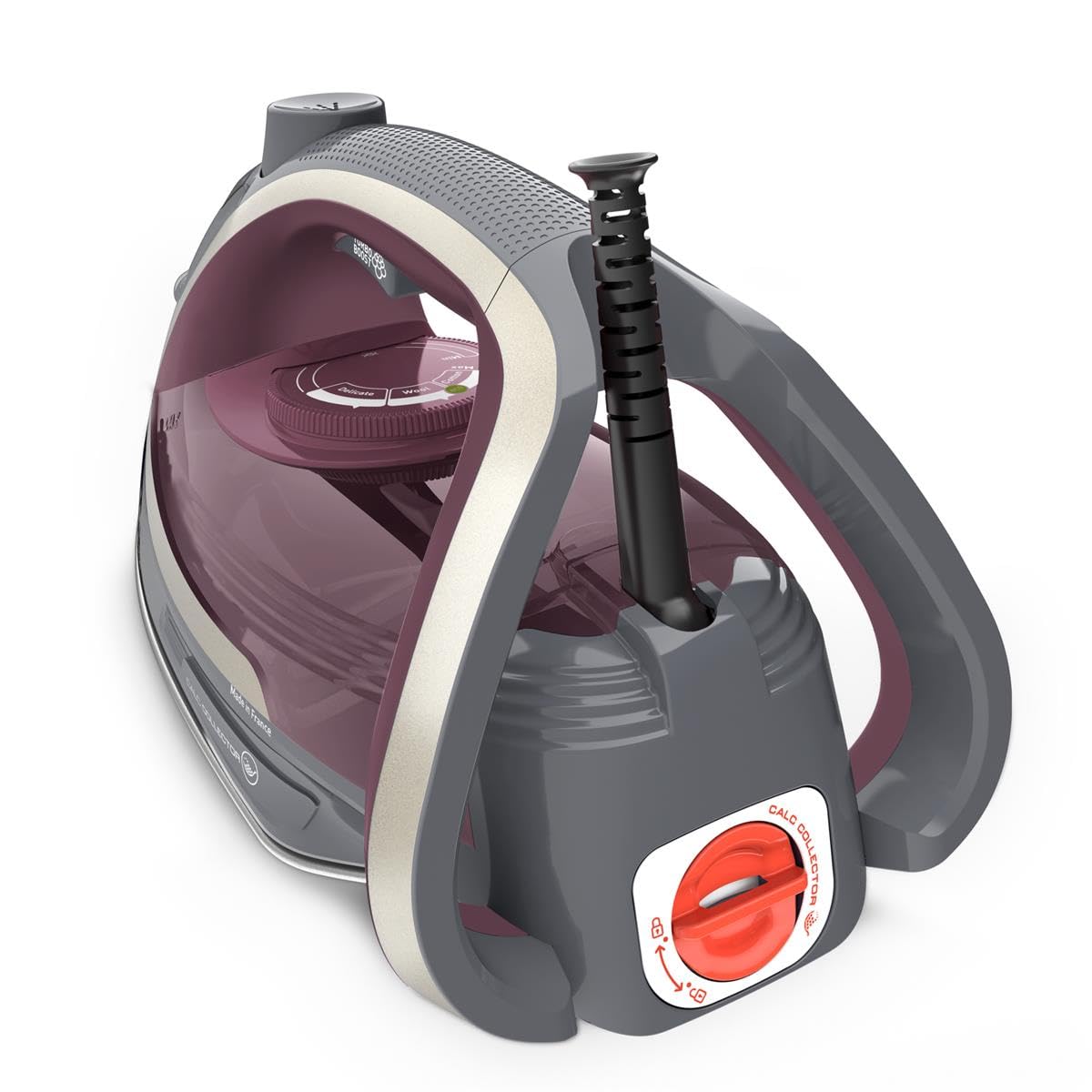 Tefal Ultragliss Anti-Calc Plus FV6840E0 Fer à Repasser Fer à Vapeur 2800 W Violet, Argent