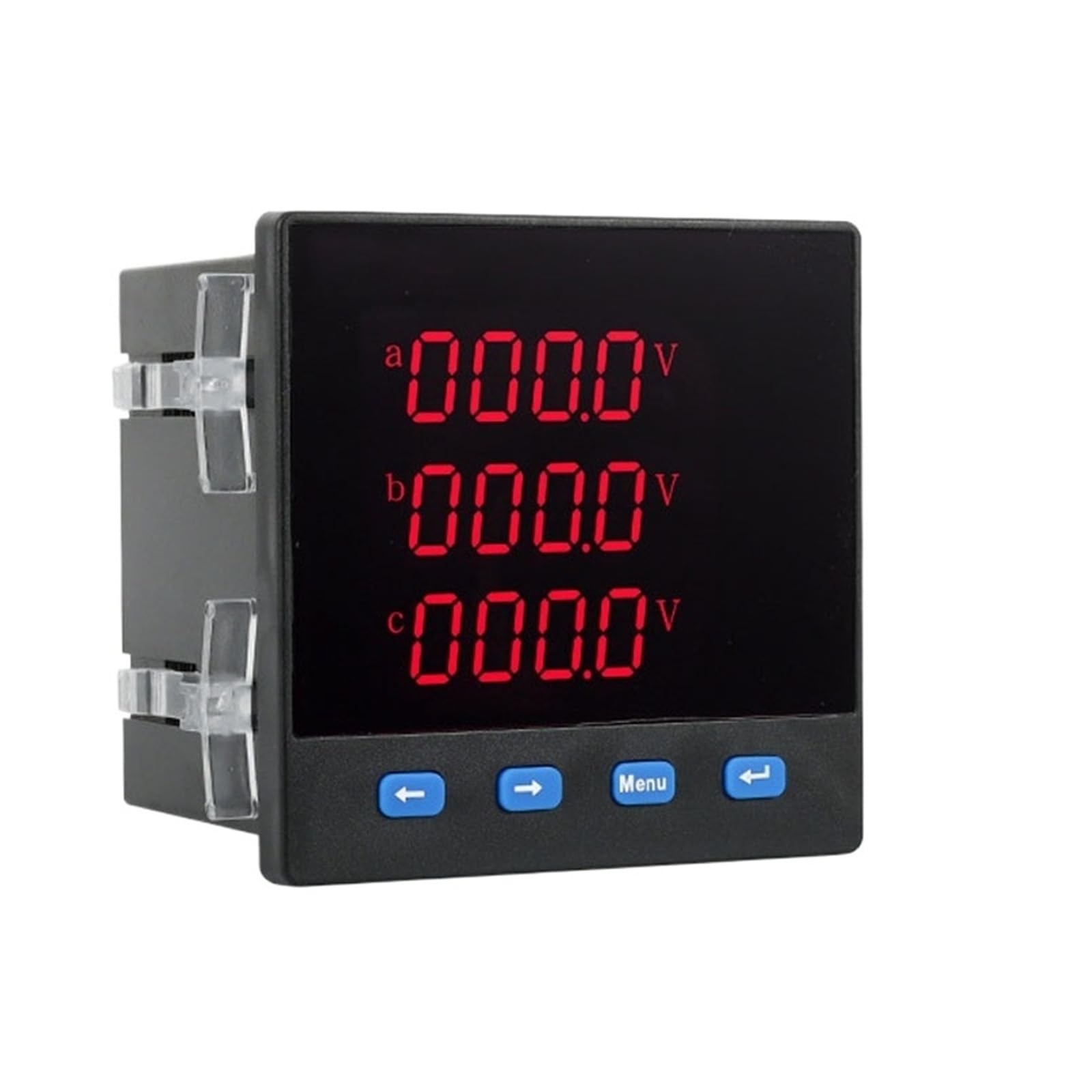 Voltímetro Digital AC220V amperímetro medidor de Panel de potencia multifunción medidor de frecuencia medidor de corriente de voltaje probador | Ammeter(RS485 72mm)