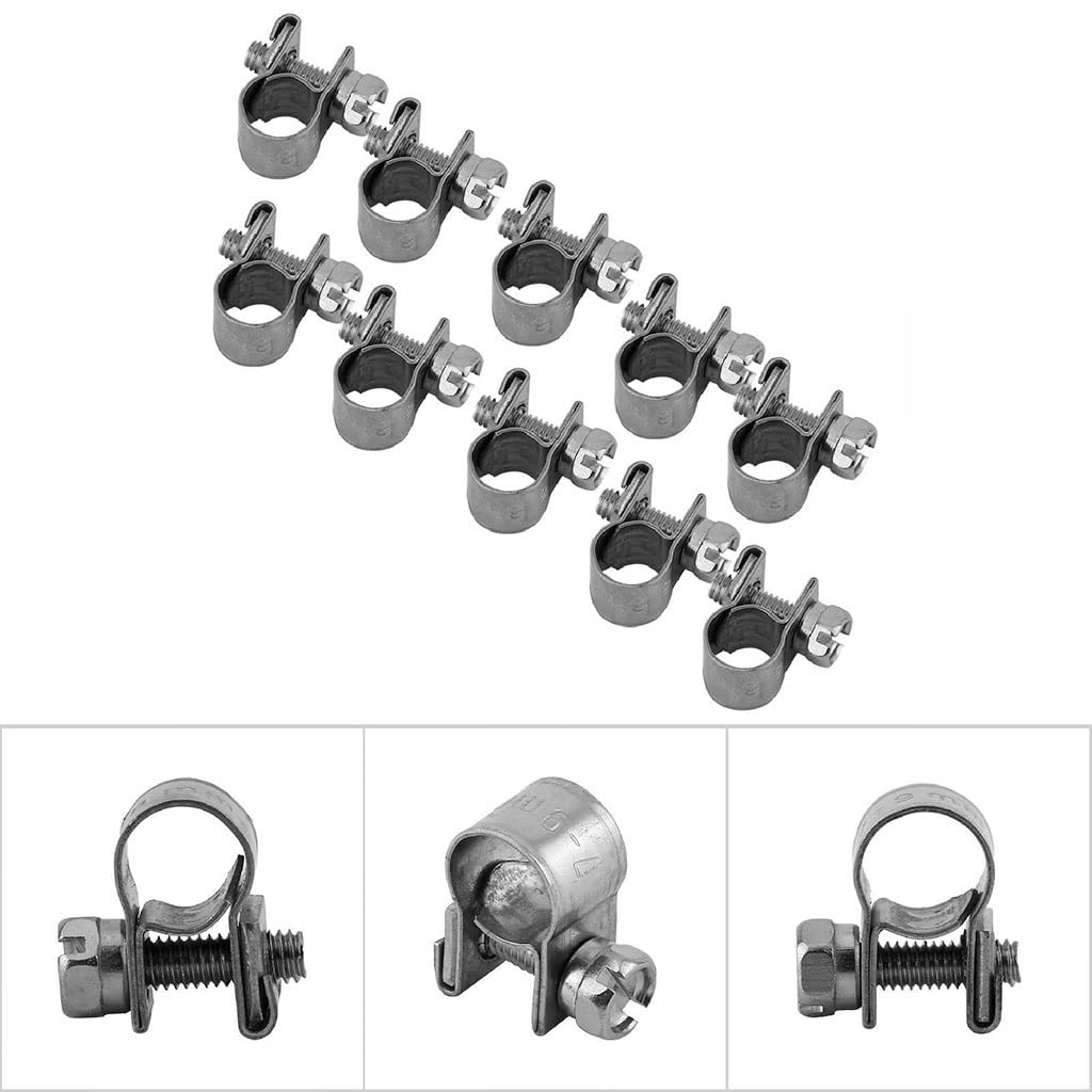 10 sztuk regulowanych zacisków do węża SUS(16-18mm)