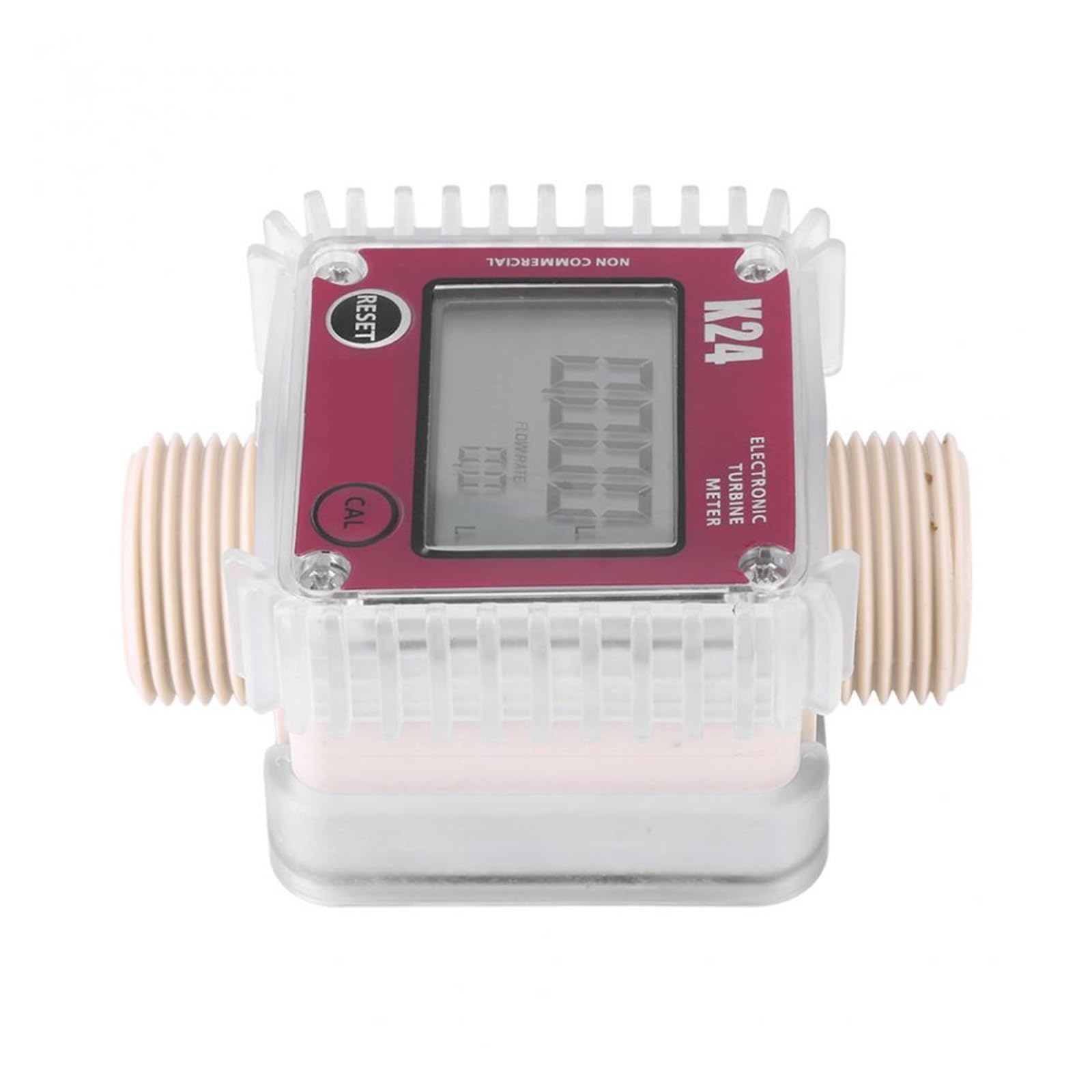 Medidor de Flujo de Agua, Controlador cuantitativo de Flujo con Pantalla Digital DN25, Sensor de Flujo de Agua de 1 ", Uso de válvula solenoide for controlar y Mostrar el Flujo de líquido