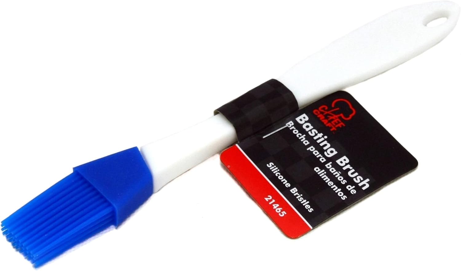 Chef Craft Select Silicone Basting Brush, 13.5 inches in length, Red/Black : Patio, Lawn & Garden