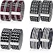 WILLBOND 4 Pairs Elastic Armbands Adjustable Arm Sleeve Garters Anti-Slip Shirt Sleeve Holders (Classic Style)