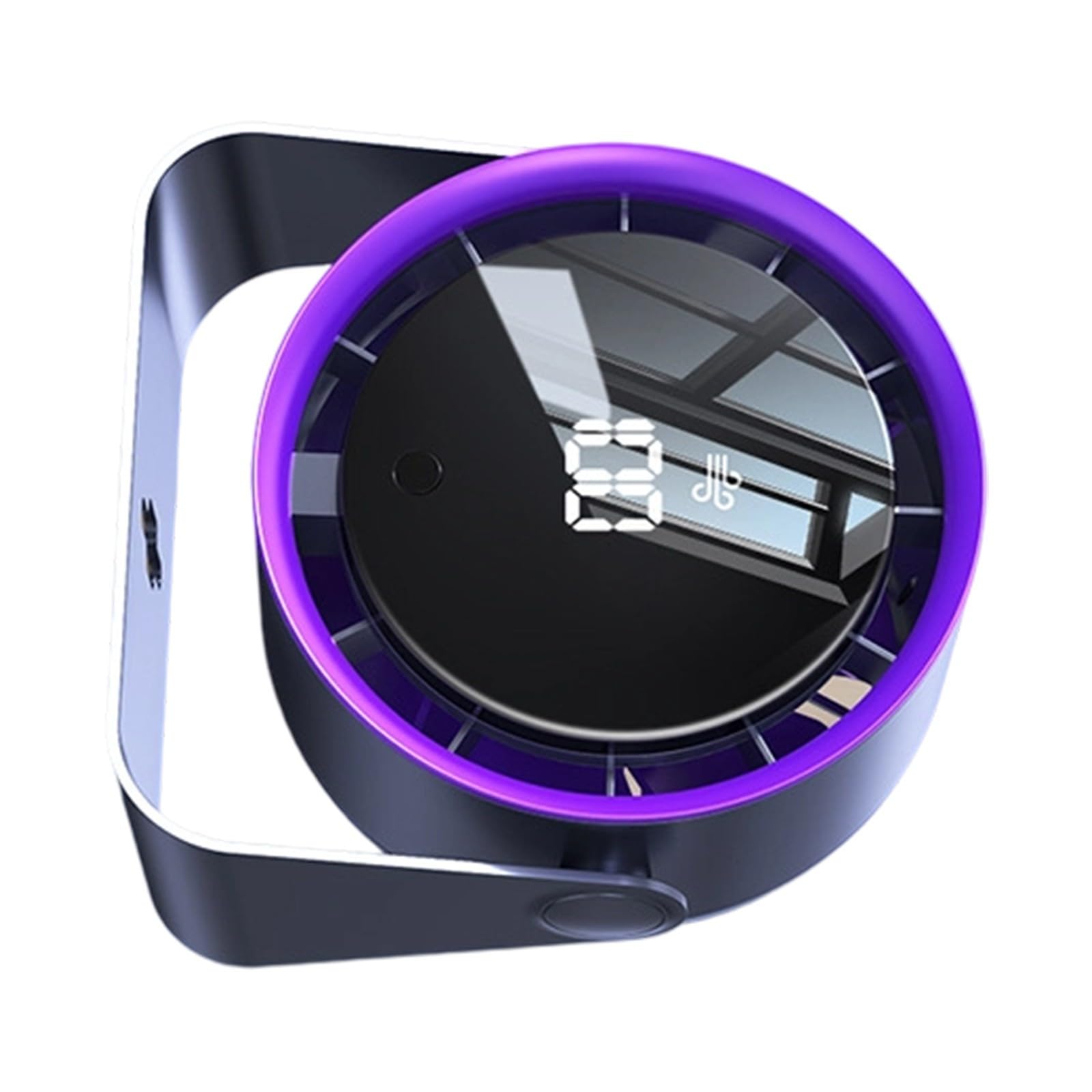 Ventilateur portable pour voyage et chambre : fraîcheur nomade en texture ABS