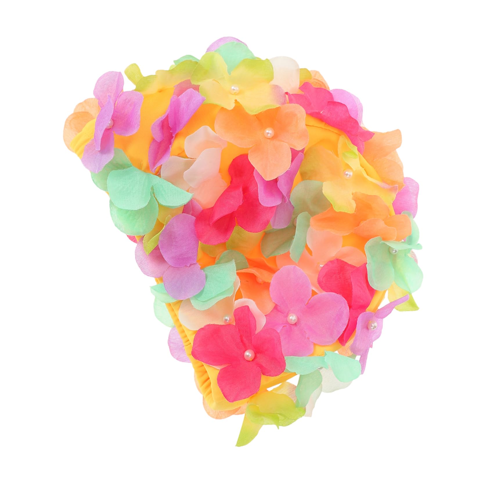 YARNOW Bonnet de Bain Bonnets de Bain Extensibles Bonnets de Bain rétro Chapeau de Natation Bonnet de Natation Bonnets de Bain pour Femmes nageant Bonnets de Bain d'été Nylon