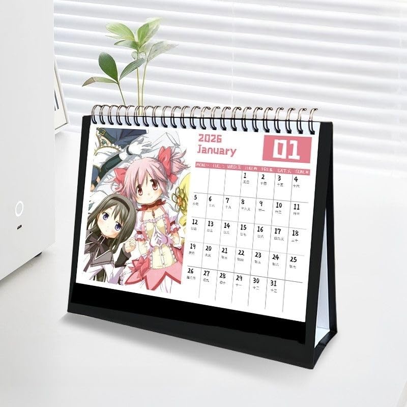 Amazon.co.jp: 2026年 卓上カレンダー 魔法少女まどかマギカ アニメ