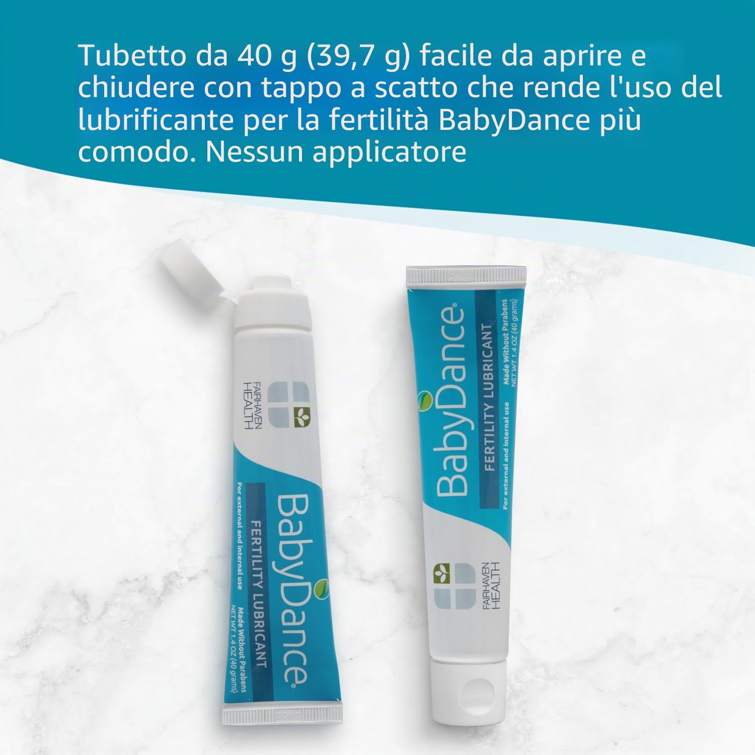 Fairhaven Health Babydance Lubrificante, senza applicatori, 40 grammi