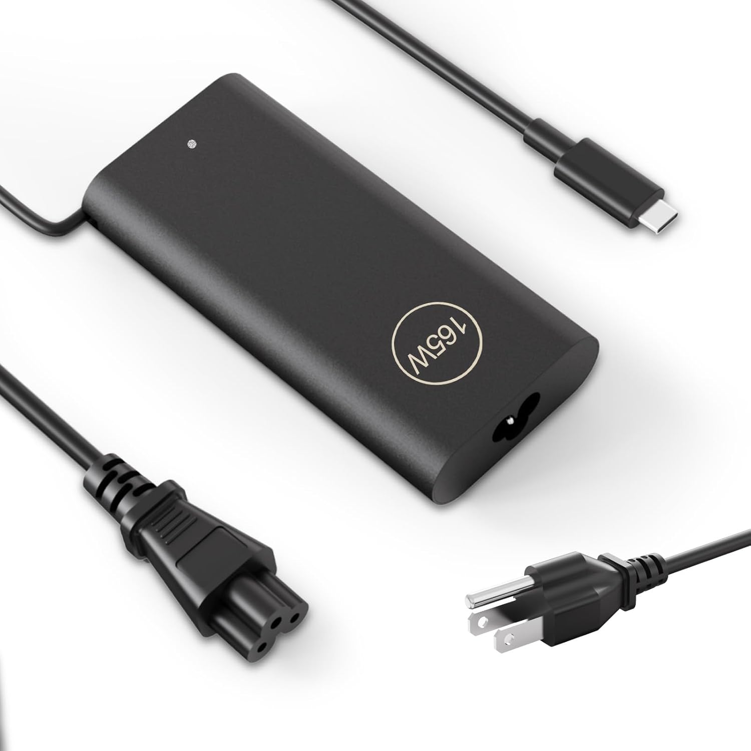 165W Type C Charger Compatible with Dell Pro Max 16 18 Plus MB16250 MB18250 Precision 5680 5690 Power Supply HA165PM210 LA165PM210 Laptop Charger