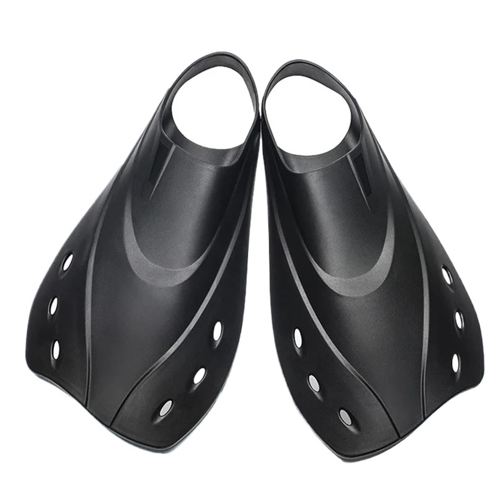 Aletas de Entrenamiento natación Buceo cómodas Cortas compactas Ergonómicas Cómodas for Nadar y bucear para natación
