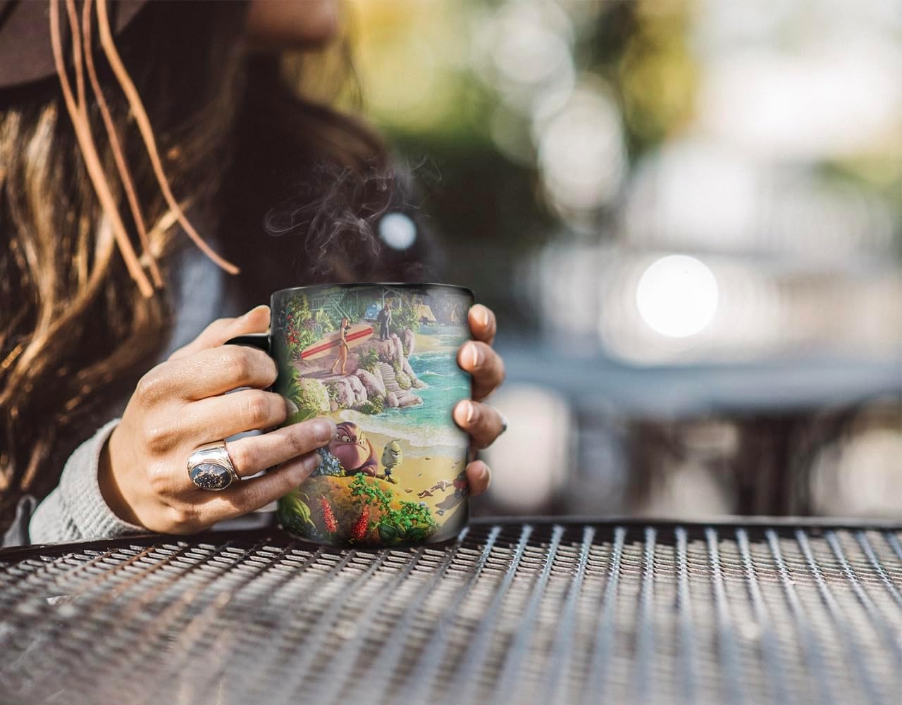 Morphing Mugs Disney - Lilo & Stitch – Hawaii – One 16 oz Heat Sensitive Clue Mug – Full Image Revealed When HOT Liquid Is Added MMUGC1593 - Image 9