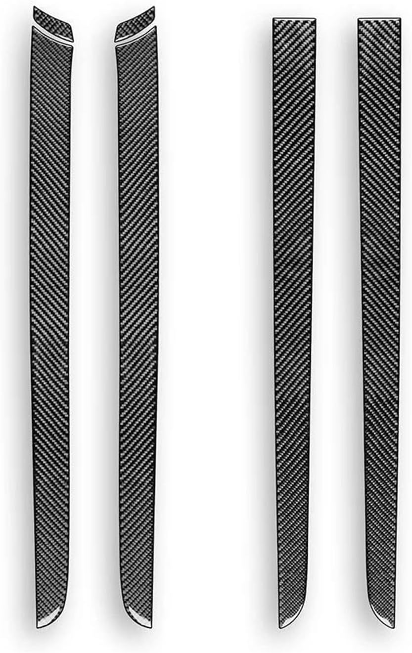 Frame Sticker Decoration Compatible with A4 S4 B7 2005 2006 2007 2008 Car Door Panel Decorative Strips Trim Sticker Auto Interior Accessories(A)