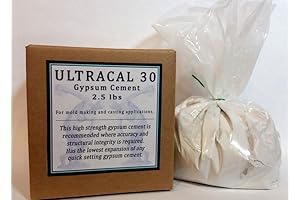 Gypsum Cement for Mold Making and Casting