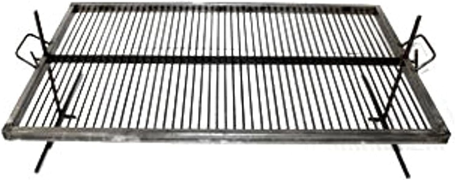 Luxury Argentine Grill - Iron Argentina Grill - BBQ Parrilla Asado. Griglia galleggiante in ferro con gambe regolabili. Sor pampa grill (40,6 x 30,5 cm)