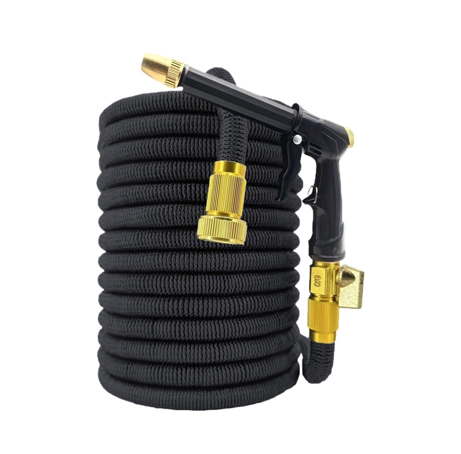 Garden Hose,Retractable Extension Hose Garden Hose Flexible Hose Garden Watering Pipe High Pressure Car Wash Hose Gardens Supplies Irrigation(3/4''_25FT)