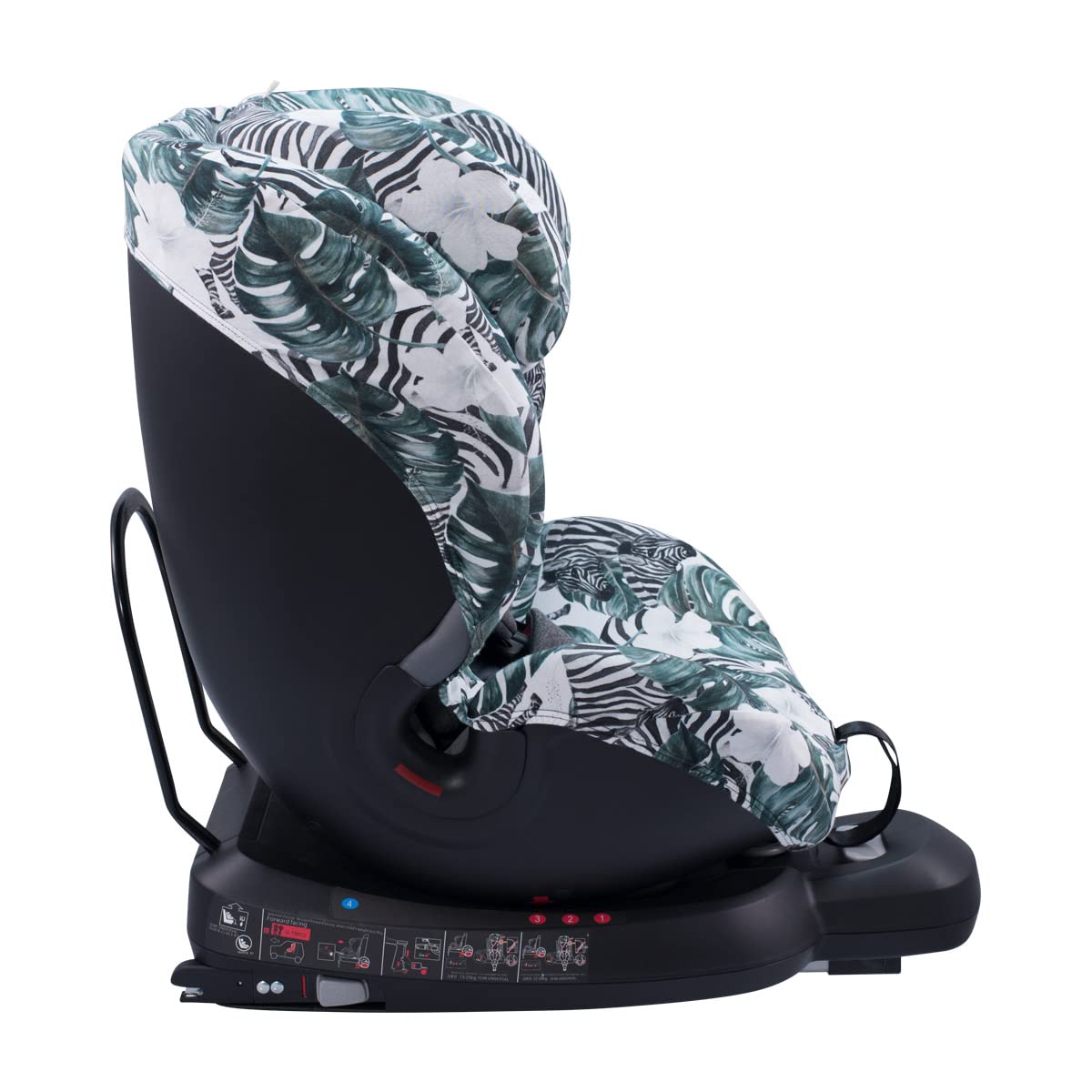 JYOKO Kids Fodera per seggiolino Auto Compatibile con Be Cool Jupiter (Zebra)