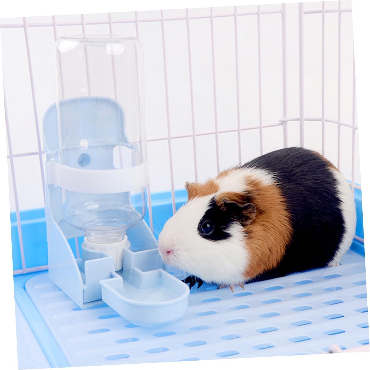 NOLITOY 2pcs Automatic Pet Water Dispenser Leakproof Water Bottle for Dogs Cats and Animals Cage Mounted Easy Install for Home and Outdoor Use