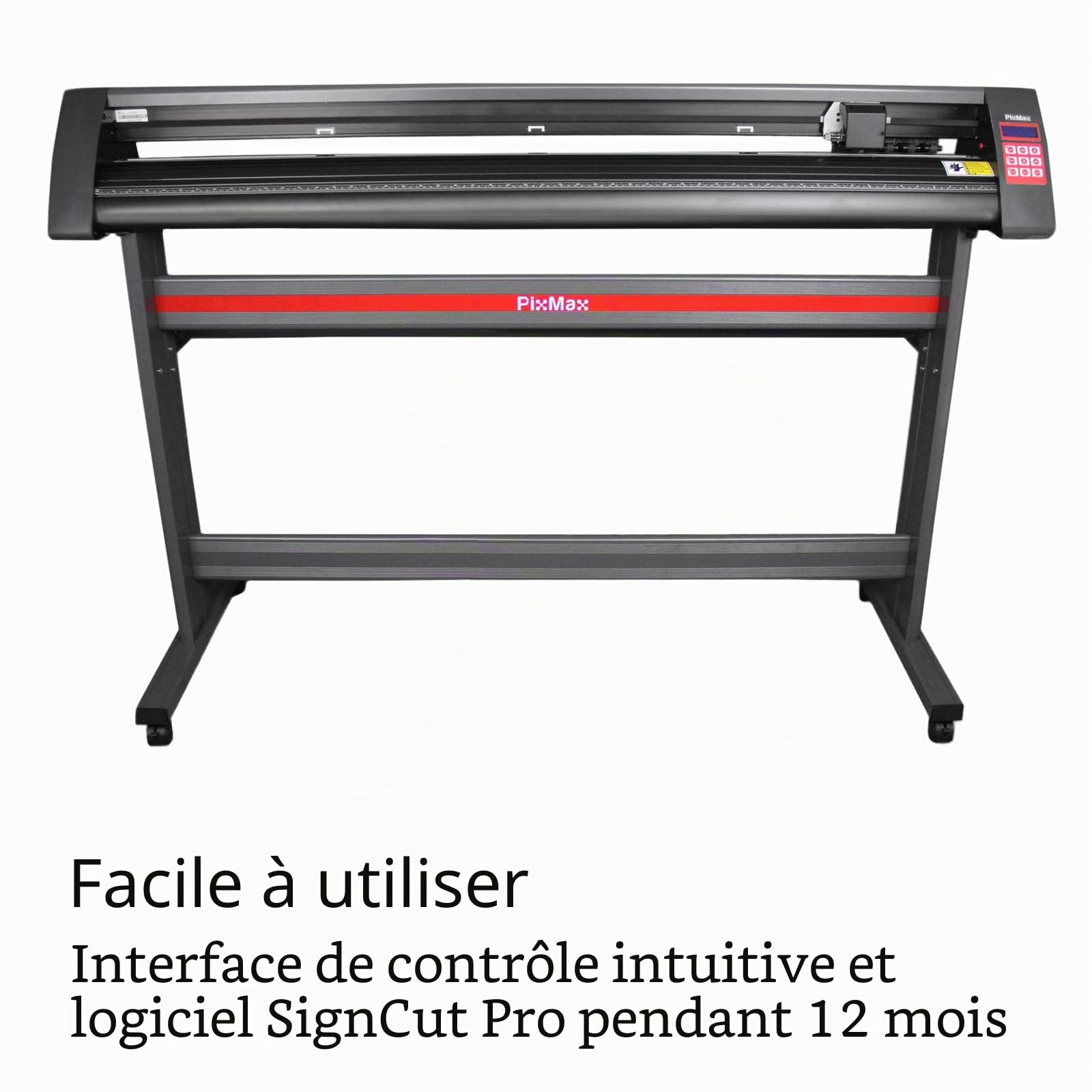 PixMax - Plotter de Découpe Vinyle de 151cm/59 Pouces avec Logiciel FlexiStarter