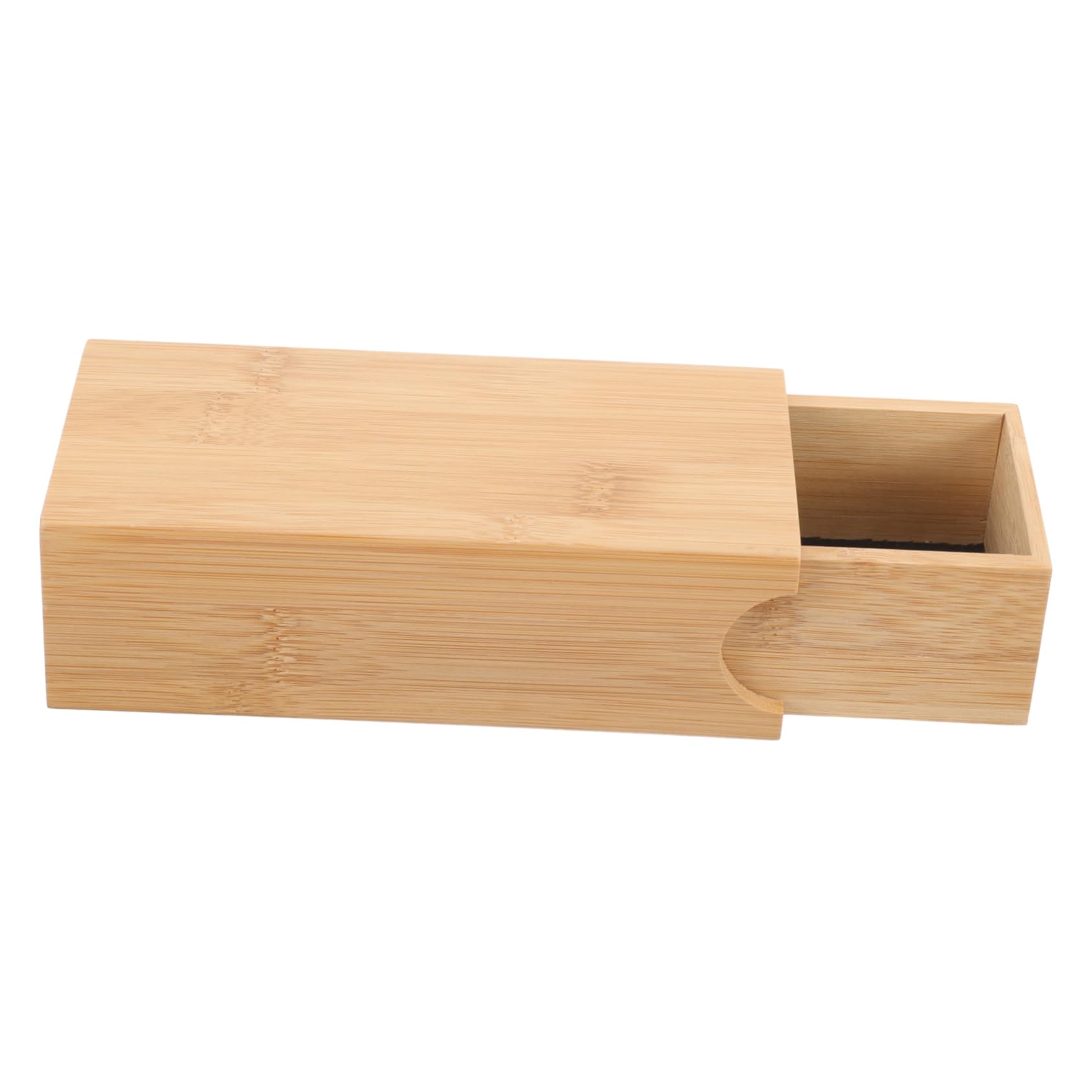 VALICLUD Custodia per occhiali in bambù e legno di grandi dimensioni astuccio sottile per occhiali catena portaocchiali retrò portaocchiali vintage custodia rigida per occhiali da uomo