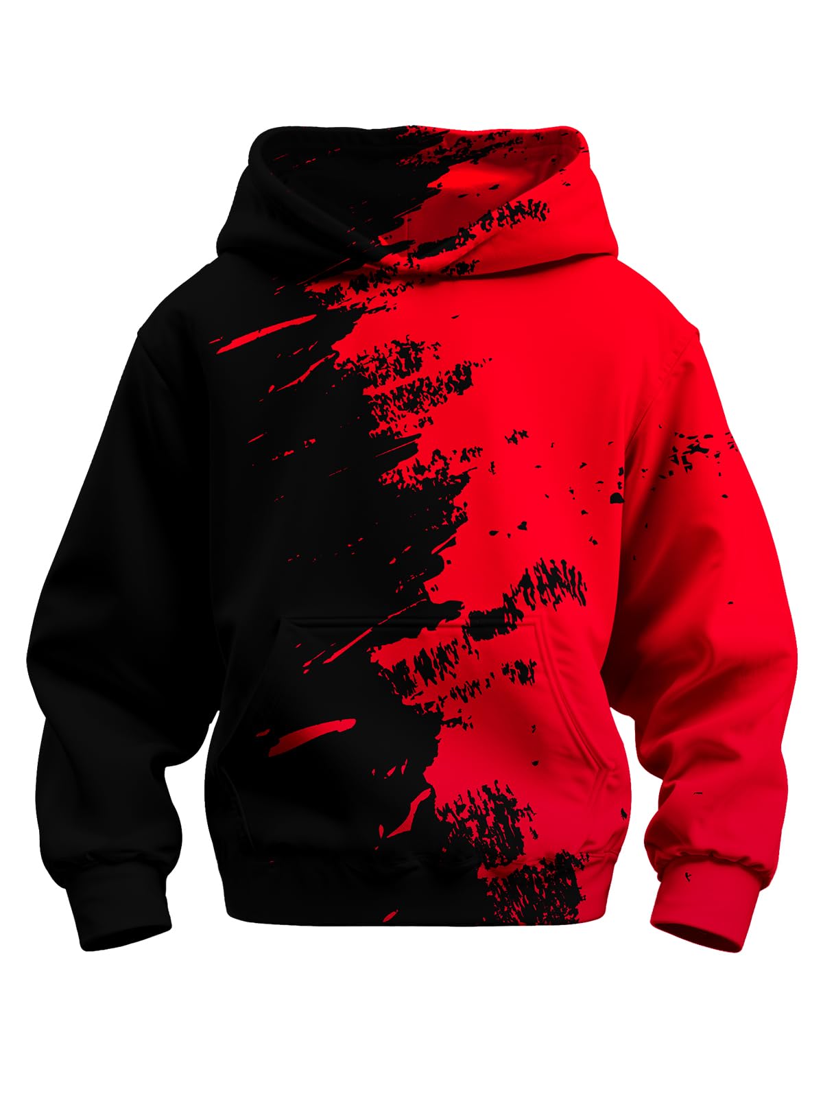 Photo 1 of sanatty 3D Print Hoodies for Teen Boys Kids, Graphic Printed Sweatshirt Pullover, 6-16 Years, with Pockets