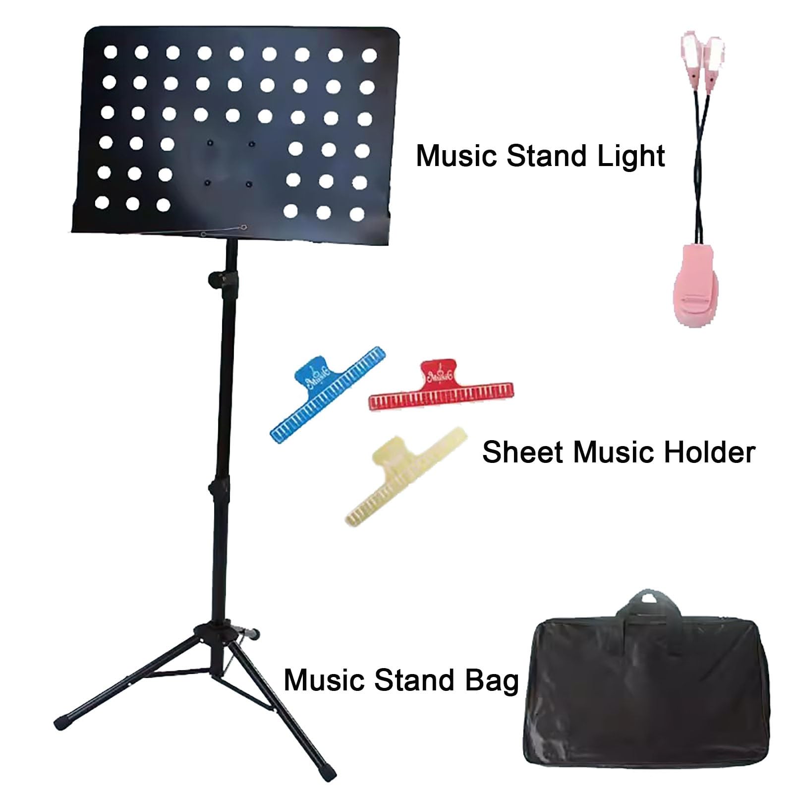 Leggio Per Spartiti GLEAM Pieghevole - Regolabile In Altezza, Con Borsa Trasporto - Foto 9