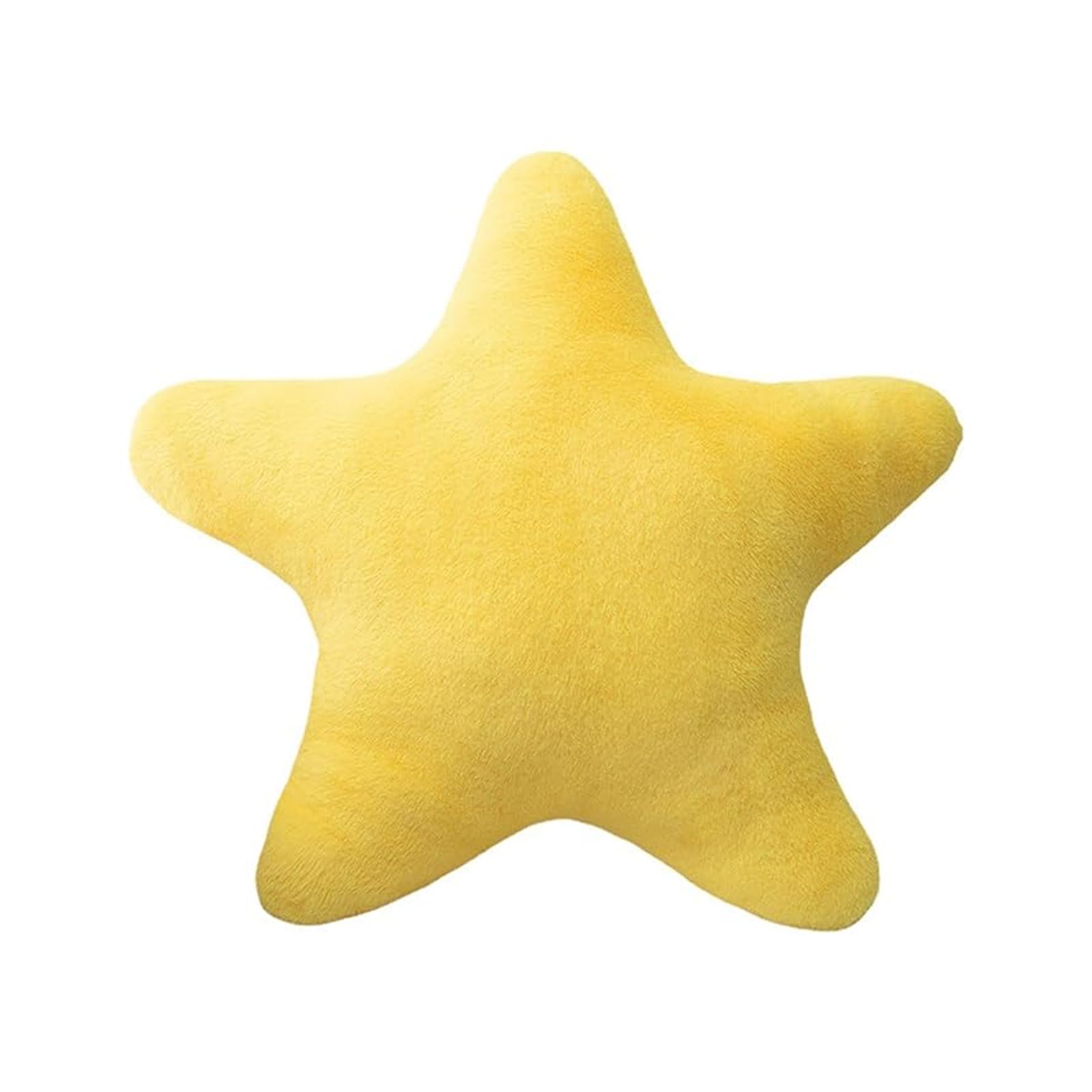 Children's Star Cushion,Soft Fluffy Cushion for Bedroom, Decorative Pillow for Boys & Girls (Yellow, 30cm) for Children & Teens