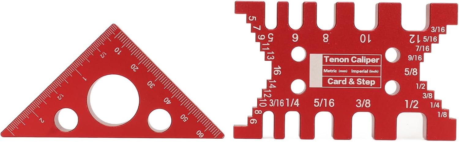 Right Angle Ruler, Aluminum Alloy Router Saw Table Measuring Tool, Resistant Wear Woodworking Measurement Block for Router Table Saw Accessories