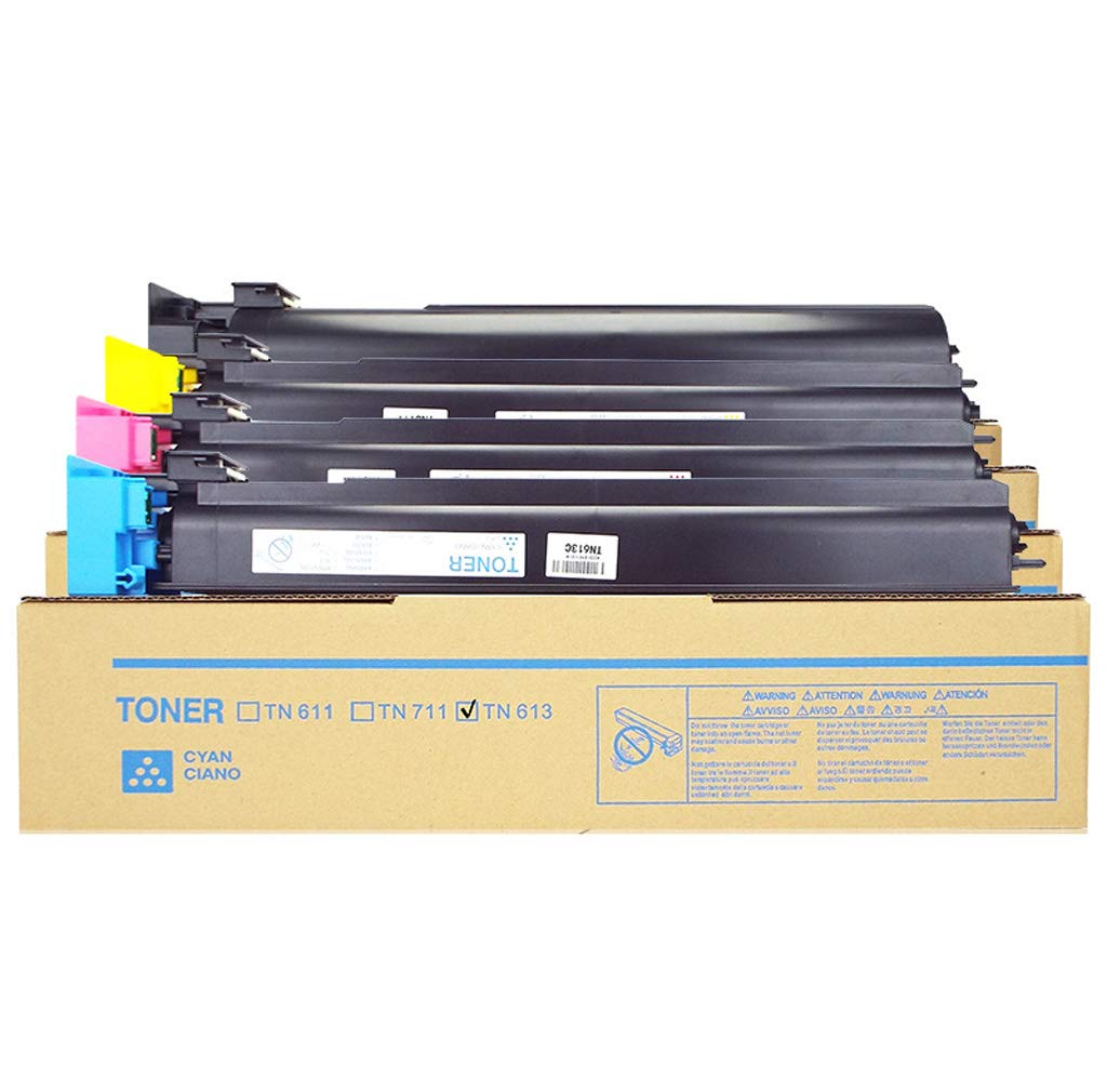 Printer Color Toner Suitable for TN613 Toner Cartridge Bizhub C452 C552 C652 Ink Cartridge,4colorsuit
