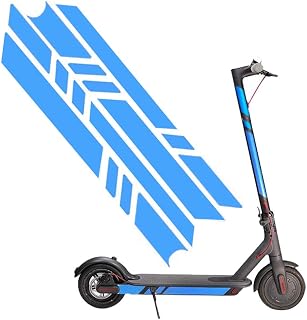 ZNEU Scooter Reflective Sticker, Waterproof Reflective Decals Decorative, Night Travel Safety Side Stickers Styling Set,Bicycle Reflective Stickers for Xiaomi Mijia M365 Electric Scooter