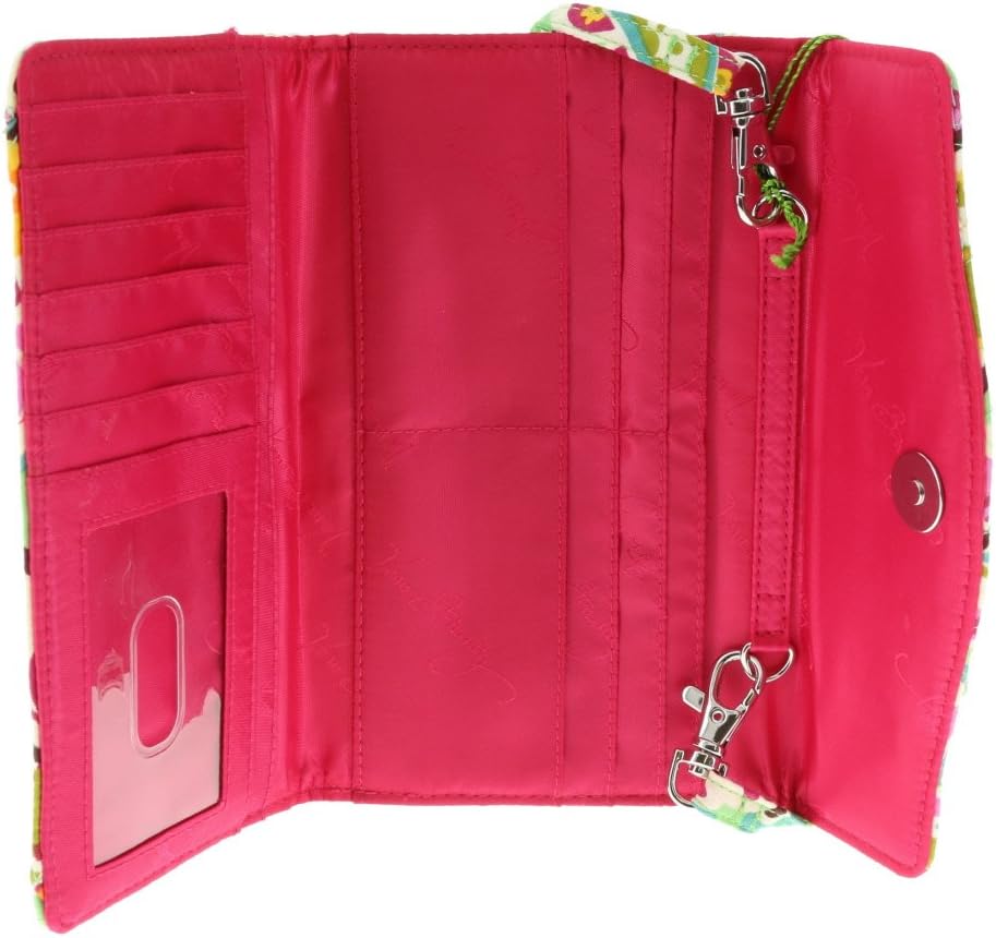 Vera Bradley Crossbody/Shoulder Strap Wallet Handbag/Clutch in Tutti Frutti