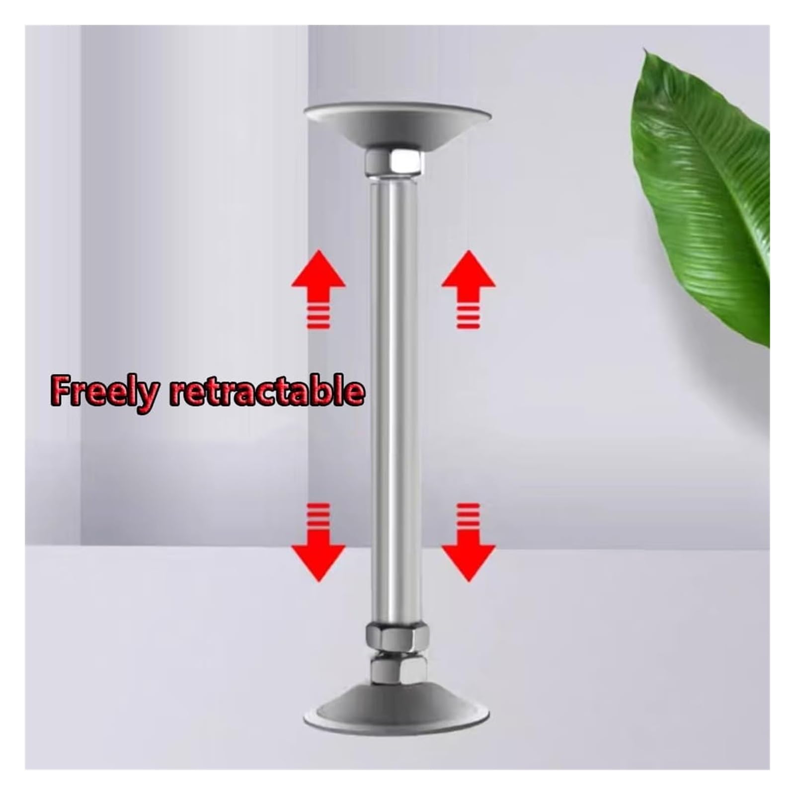 Staffa regolabile per lavello sottotop staffe di supporto regolabili in acciaio inox diverse dimensioni (2 x altezza 25-35 cm)