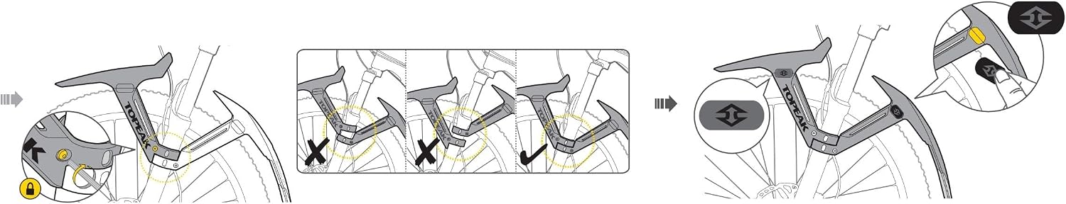 Topeak Front Mudguard Defender XC1