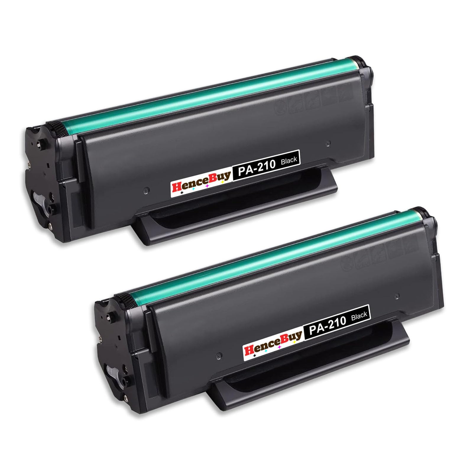 HenceBuy PA-210 Tonerkartusche Kompatible für Pantum PA-210 PA210 Toner P2502W P2500W M6500NW M6500W M6550NW M6500 M6600NW M6600N Laserdrucker 1600 Seiten (2 Schwarz)