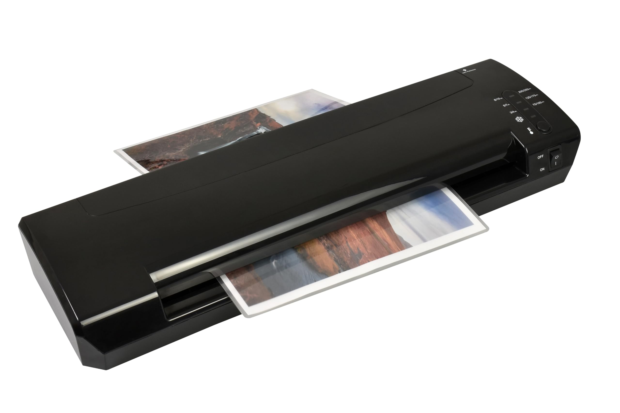monolith - Laminatrice per formati DIN A3 con 2 rulli riscaldanti | Laminazione a caldo e a freddo, con taglierina per carta e arrotondatore per angoli inclusi
