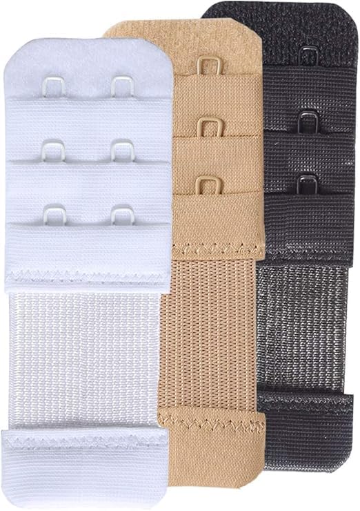 Image of SNMMIFER 6 Pcs Women's Bra extenders 2 Hooks /3 Hooks Bra Extension(Multicolor)