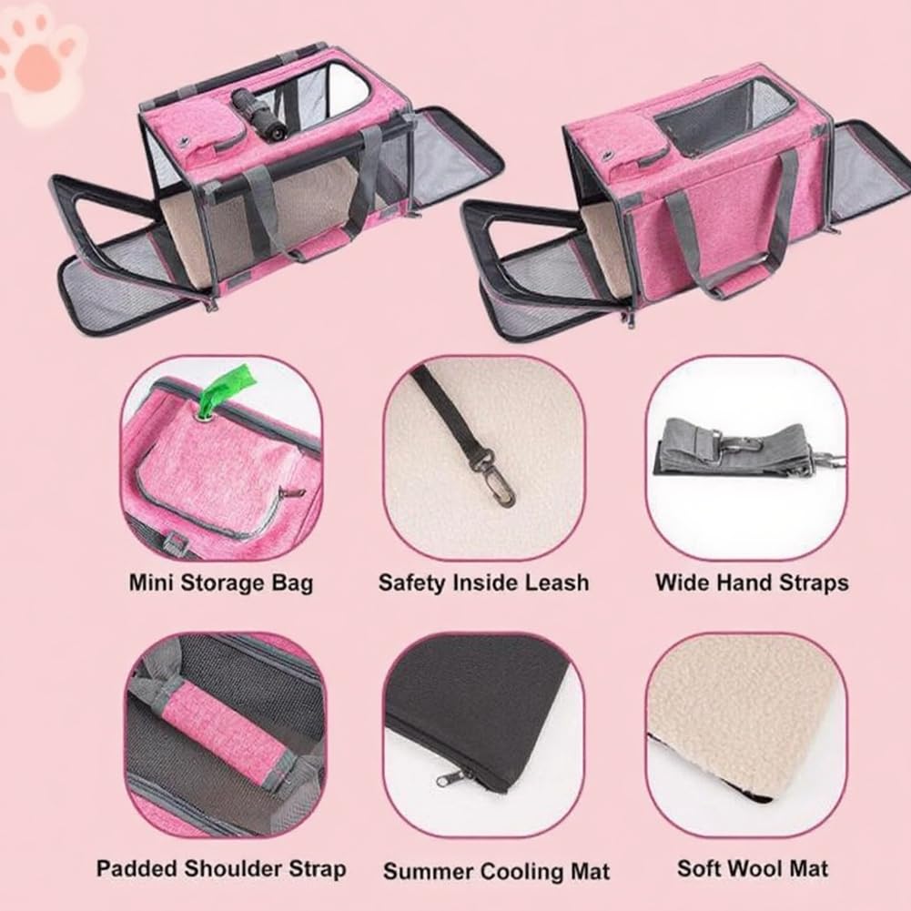 Beige Textiel Transportboxen Honden kopen? | Laagste prijs