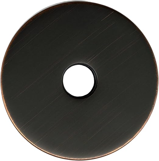 Corla 4" Modern Oversized Shower Arm Flange Universal Replacement Escutcheon Cover Plate (Oil