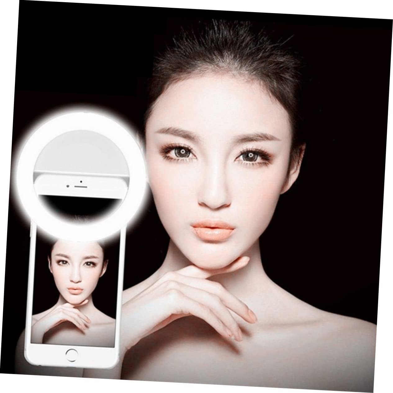 Housoutil Selfie Ring Light for Phone Charging Led Mobile Phone Fill Light 2-5 Hours Battery Life