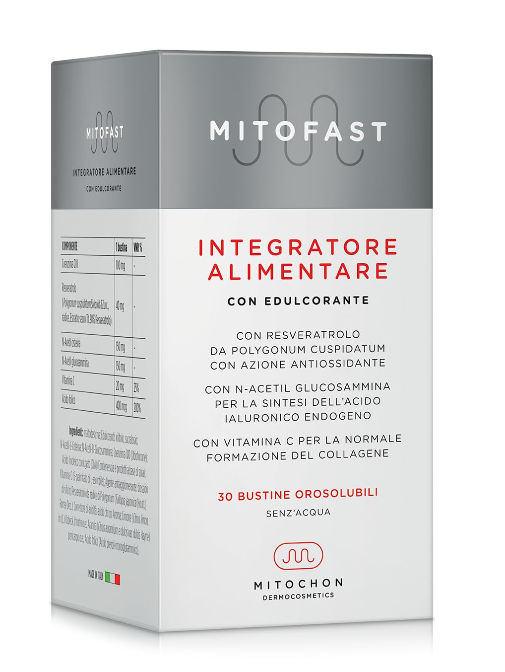 MITOFAST integratore alimentare orosolubile con edulcorante