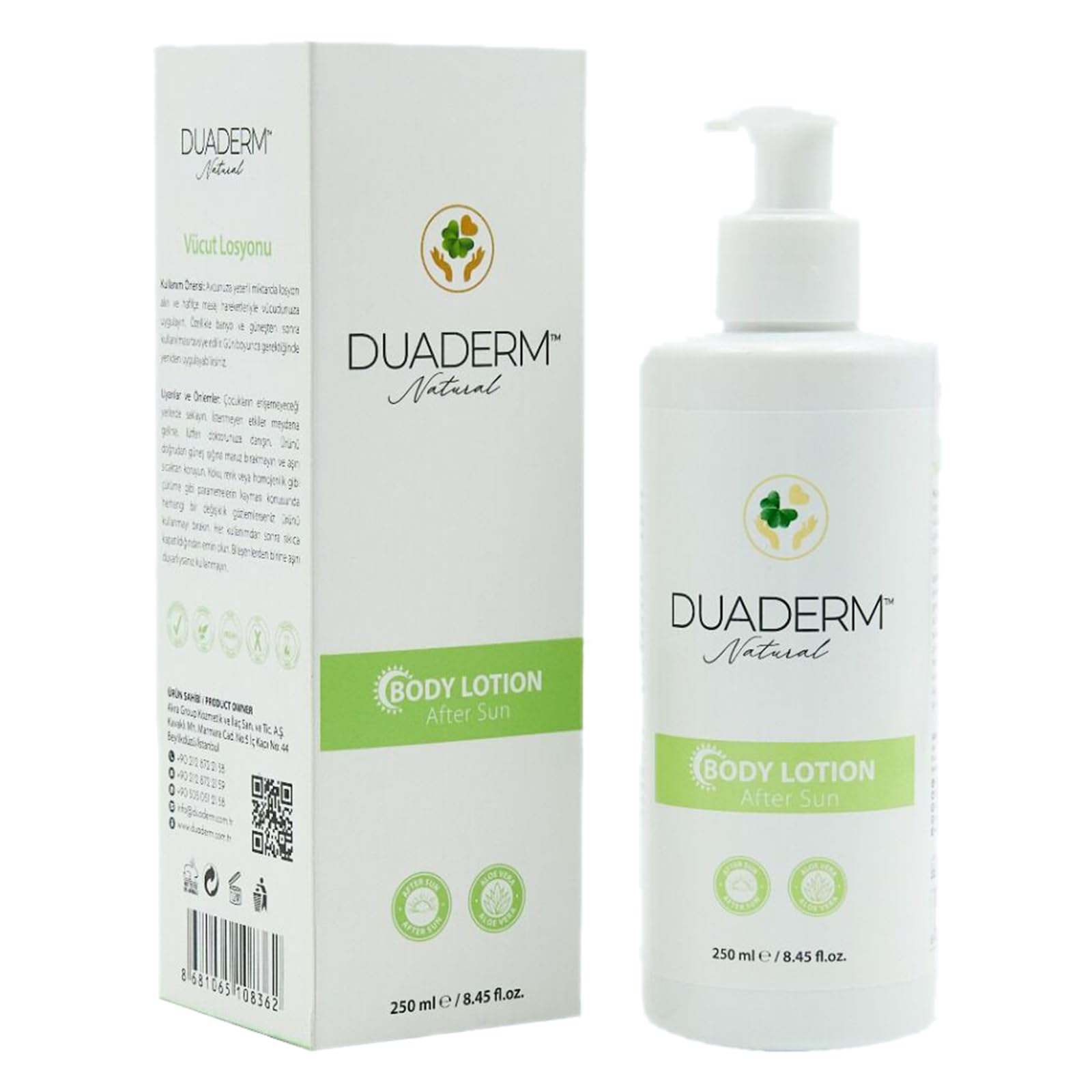 Duaderm Natural Vücut Losyonu After Sun 250 mililitre