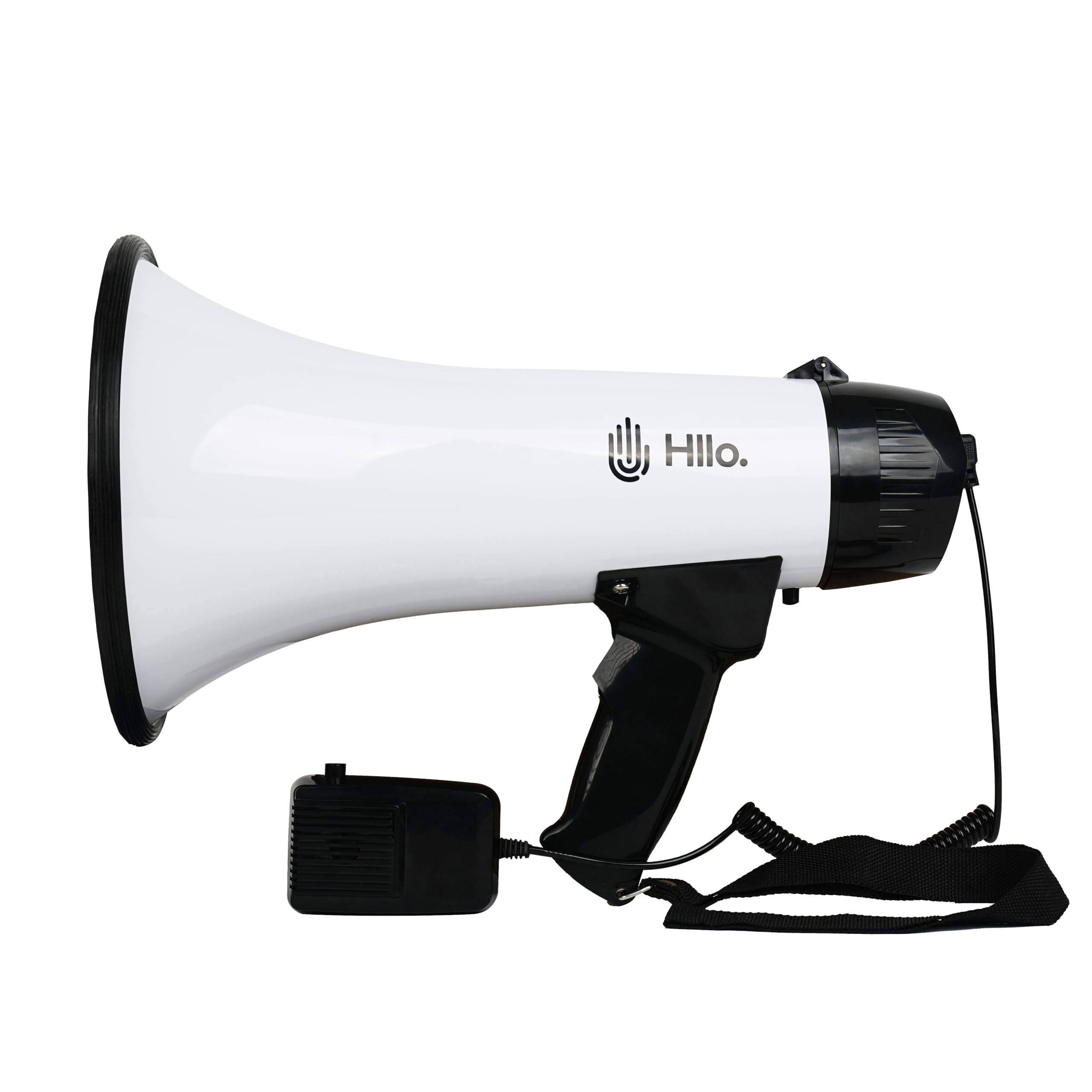 Megáfono 111dB con Sirena y Control de Volumen, Alcance 300 Metros