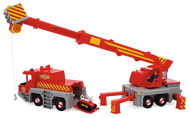 Simba 109252517 - Grúa de Juguete de Sam Bombero (50 cm)