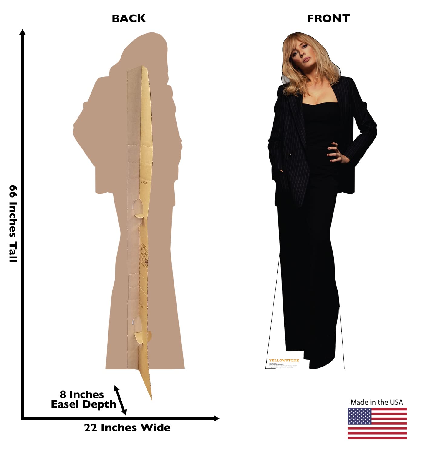 Cardboard People Cowgirl Silhouette – Lebensgroßer Pappaufsteller Für Party & Deko