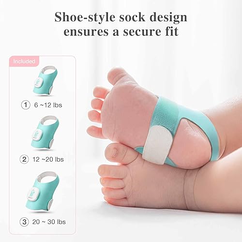 Miniatura 8 de Sense-U Monitor de bebé Smart Sock Shoe y cámara PTZ de 2.5 K - Seguimiento de frecuencia cardíaca, movimiento de sueño con video de zoom