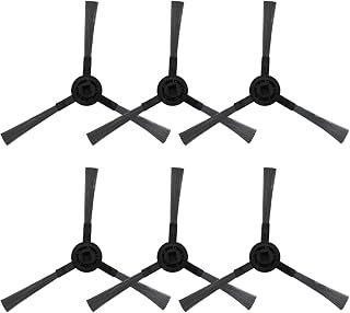 For BObsweep Replacement Side Brushes For Dustin For Orb-i For Ultra-Vision RC400 Robot Vacuum Cleaner, Plastic Nylon Corner Cleaning Accessories, 6-Pack