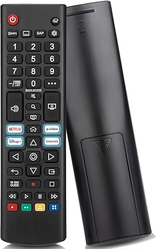 Control remoto universal para LG TV (todos los modelos) compatible con todos los LG LED OLED LCD UHD HDTV 4K 8K Smart TV (AKB76040302)
