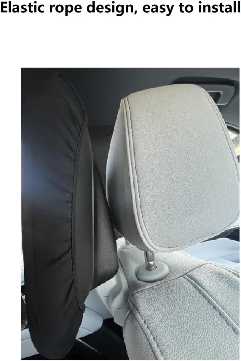 Premium Leather Screen Protectors for 2021-2025 Chevy Tahoe/Suburban & GMC Yukon | 2-Pack Luxury Shockproof Covers | Elastic Strap Design, Effortless Fit