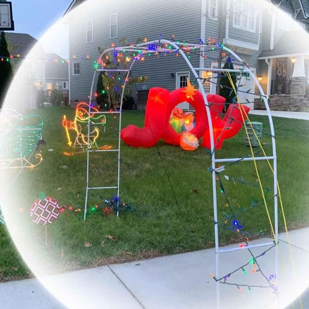 Large Garden Arch, Extra Wide 300/350Cm Garden Arbor Archway, Rose Arch for Roses Climbing Plants Support Wedding Arch Extra Tall Pergola Trellis Grape Vines Archway,Black,W3M*H2.2M