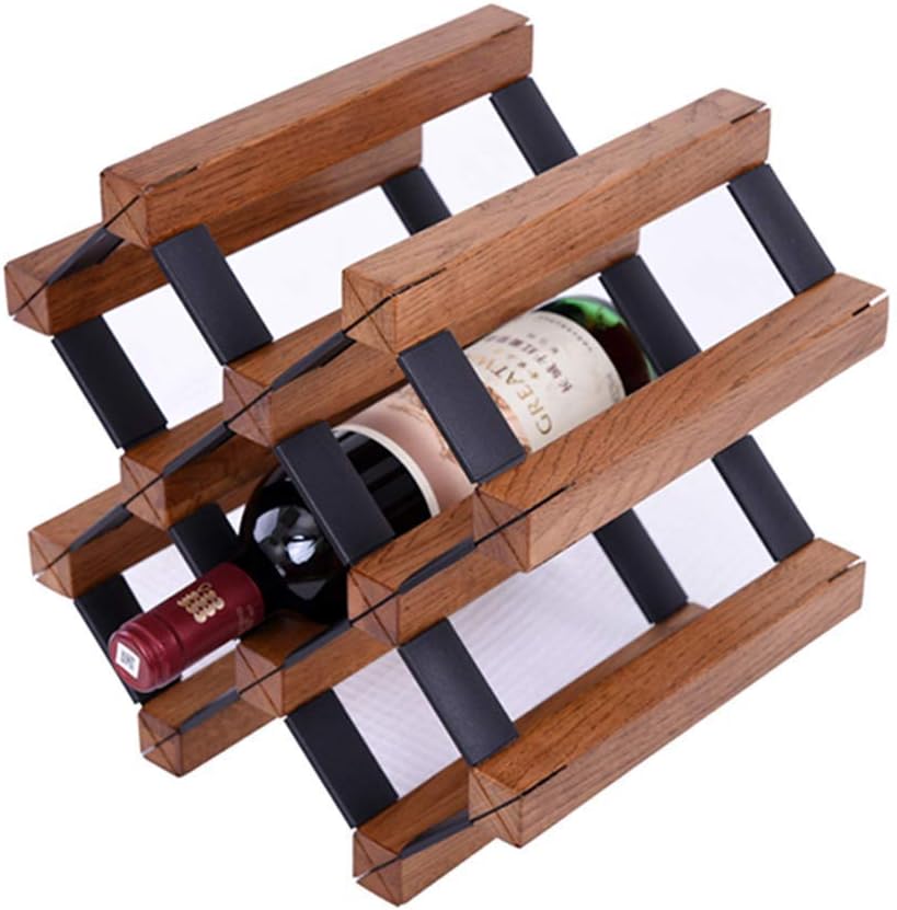 Stemware Racks Wine Rack Wood Solid Wood Vinyl Living Room Decoration European Cabinet Rack Restaurant Can Hold 6 Bottles of Red Wine